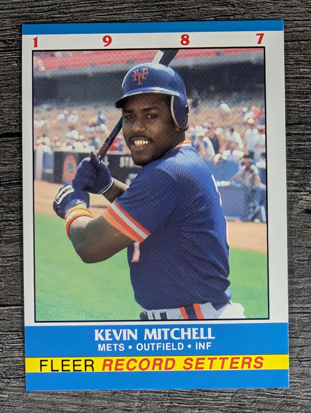 1987 Fleer Record Setters #21 Kevin Mitchell