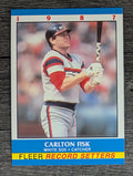 1987 Fleer Record Setters #8 Carlton Fisk