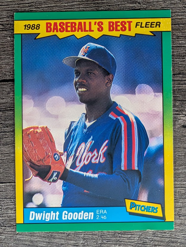 1988 Fleer Sluggers/Pitchers #15 Dwight Gooden