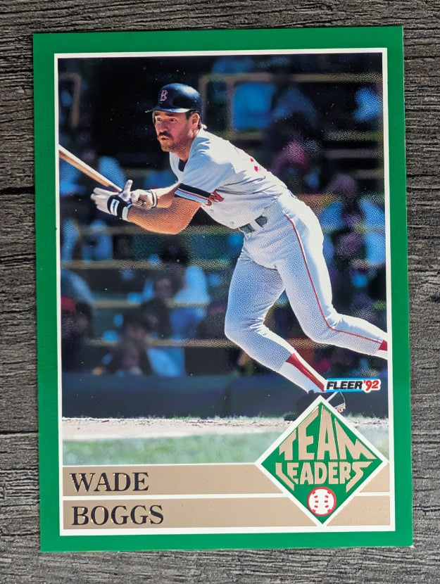 1992 Fleer Team Leaders #13 Wade Boggs (NM)