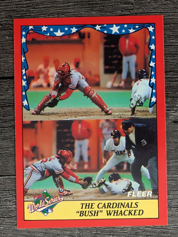 1988 Fleer World Series #2 Randy Bush