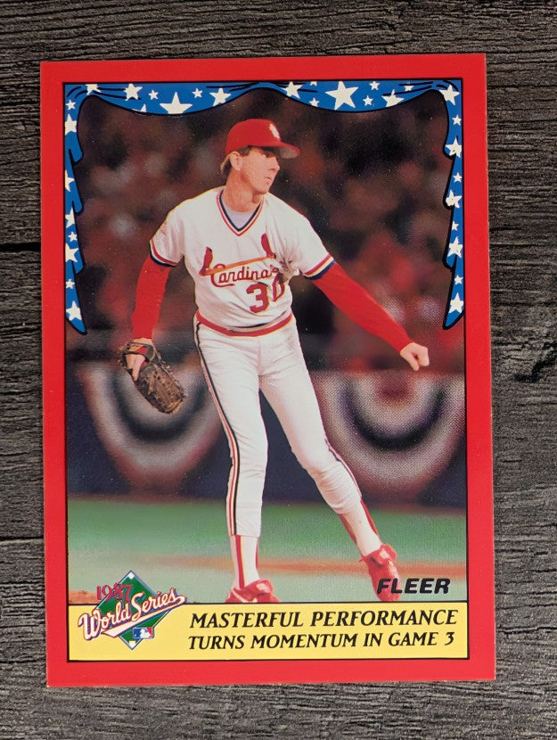 1988 Fleer World Series #3 John Tudor