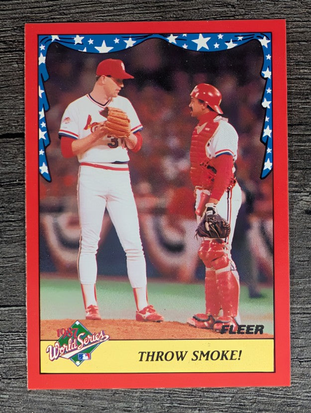 1988 Fleer World Series #5 Todd Worrell/Tony Pena