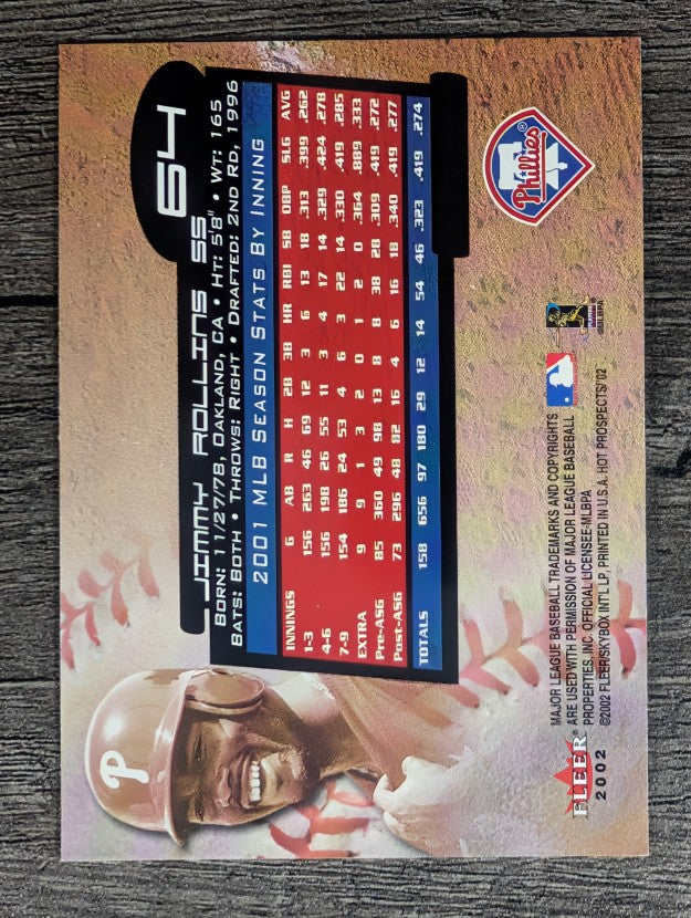 2002 Hot Prospects #64 Jimmy Rollins