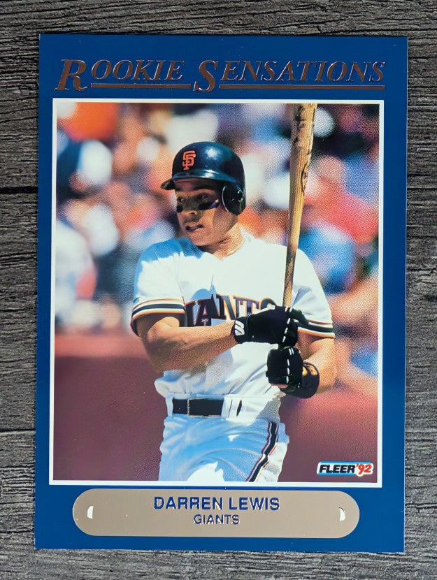 1992 Fleer Rookie Sensations #6 Darren Lewis