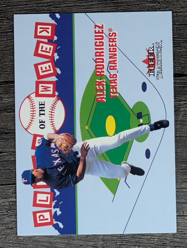 2002 Fleer Tradition Update Plays of the Week #26 Alex Rodriguez