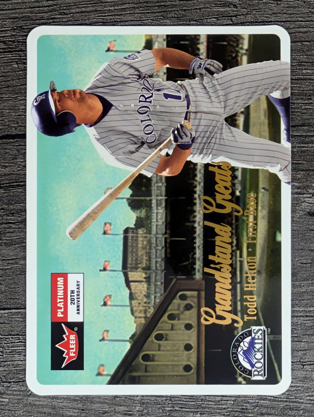 2001 Fleer Platinum Grandstand Greats #17 Todd Helton