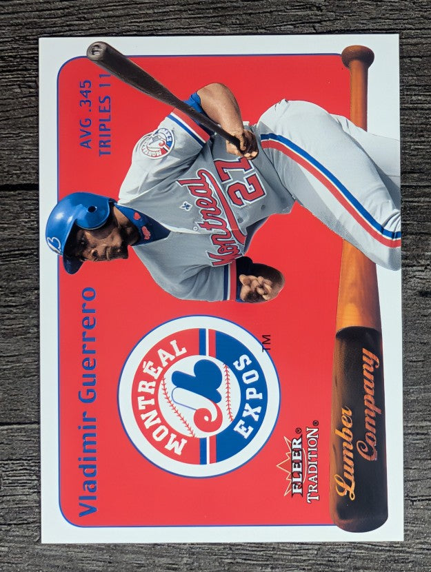 2001 Fleer Tradition Lumber Company #LC1 Vladimir Guerrero