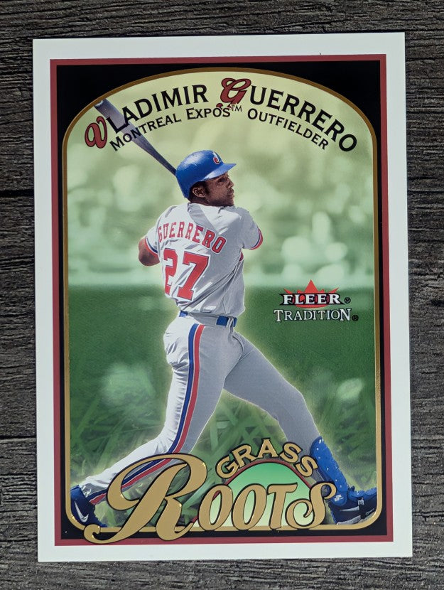 2001 Fleer Tradition Grass Roots #GR5 Vladimir Guerrero