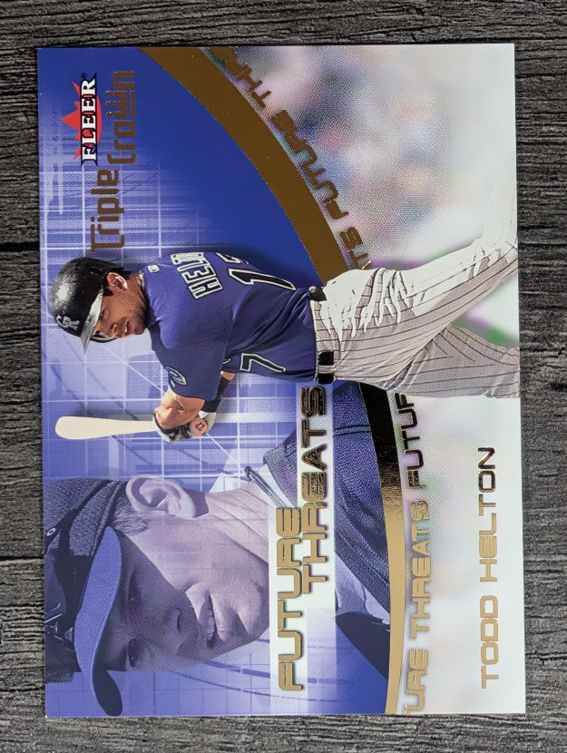 2001 Fleer Triple Crown Future Threats #10 Todd Helton