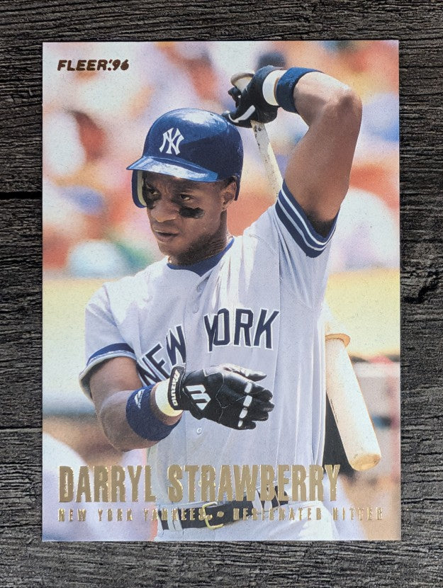 1996 Fleer #198 Darryl Strawberry