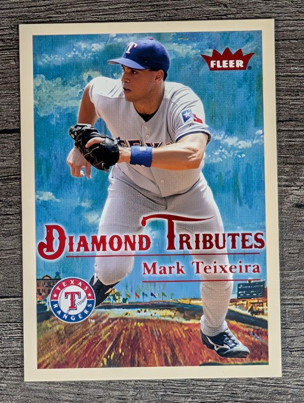 2005 Fleer Tradition Diamond Tributes #18 Mark Teixeira