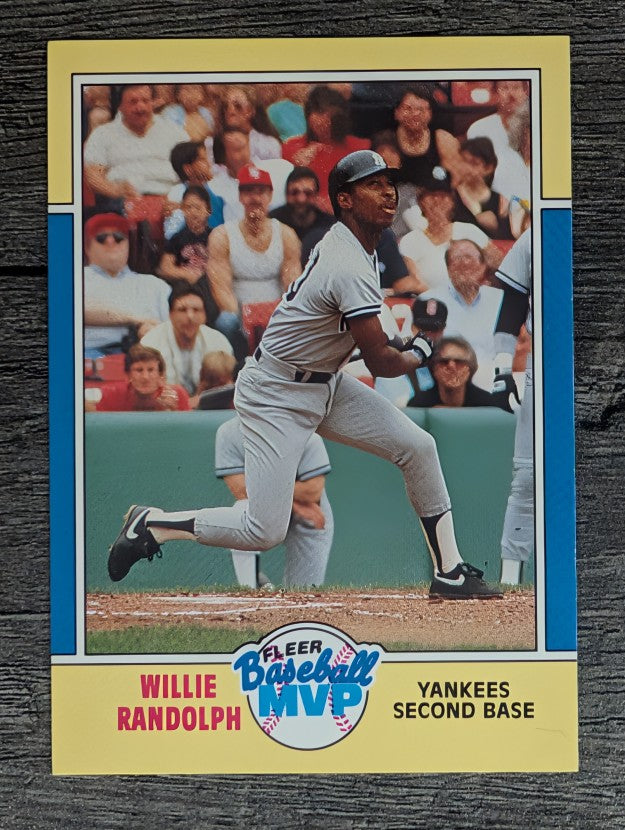 1988 Fleer Baseball MVP's #28 Willie Randolph