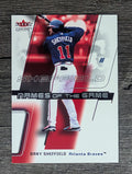 2002 Fleer Genuine Names of the Game #12 Gary Sheffield