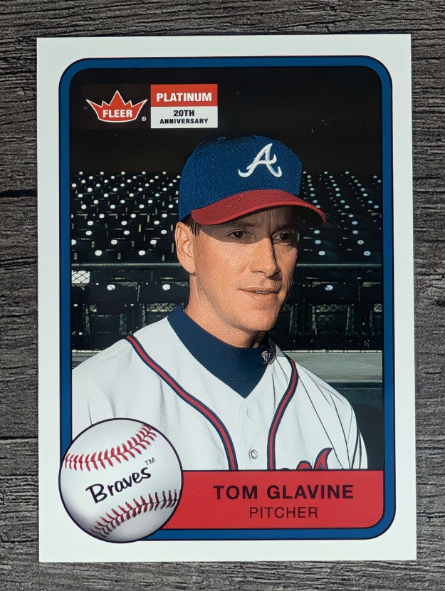 2001 Fleer Platinum #92 Tom Glavine