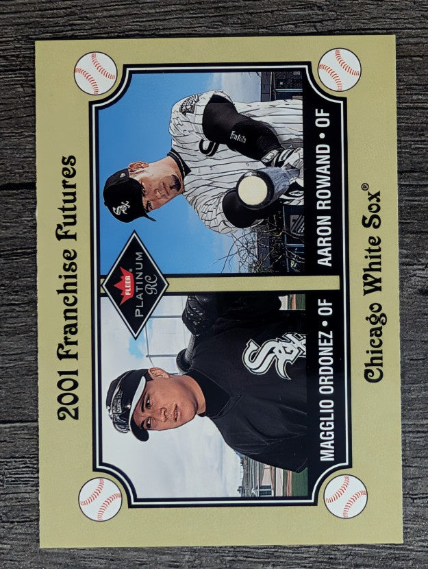 2001 Fleer Platinum #479 Magglio Ordonez/Aaron Rowand FF