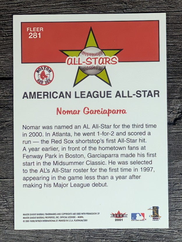 2001 Fleer Platinum #281 Nomar Garciaparra AS (NM)