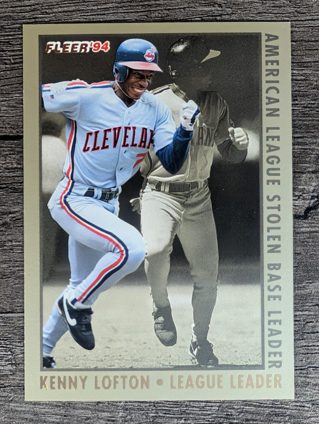 1994 Fleer League Leaders #4 Kenny Lofton