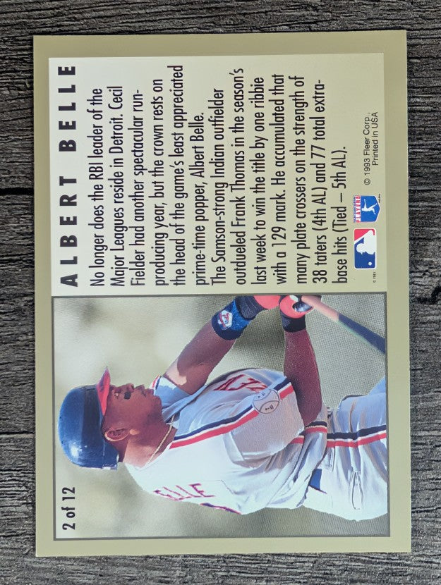 1994 Fleer League Leaders #2 Albert Belle