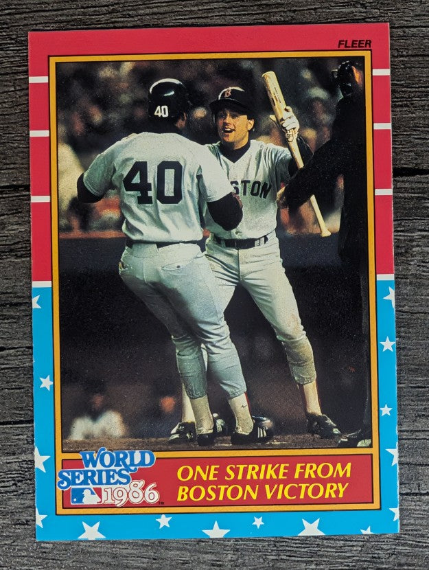 1987 Fleer World Series #10 Dave Henderson
