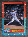 1987 Fleer World Series #5 Ron Darling