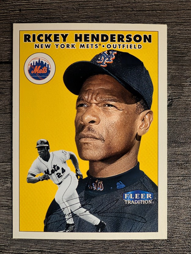 2000 Fleer Tradition #390 Rickey Henderson