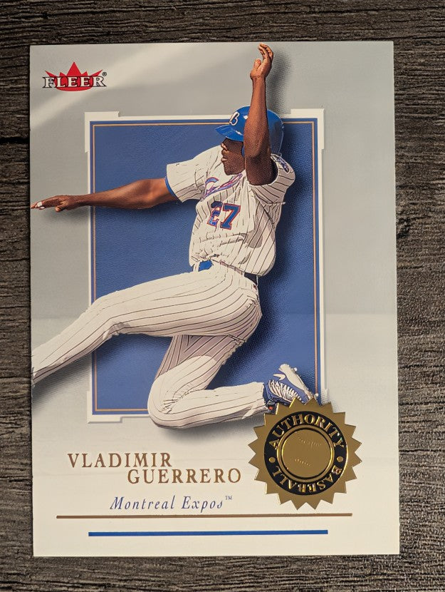 2001 Fleer Authority #72 Vladimir Guerrero