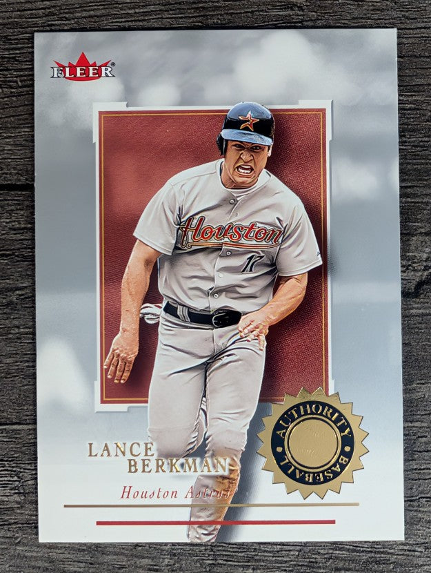 2001 Fleer Authority #64 Lance Berkman