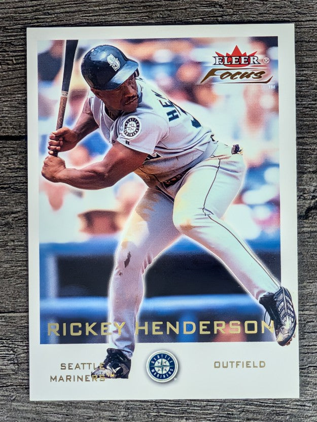2001 Fleer Focus #195 Rickey Henderson