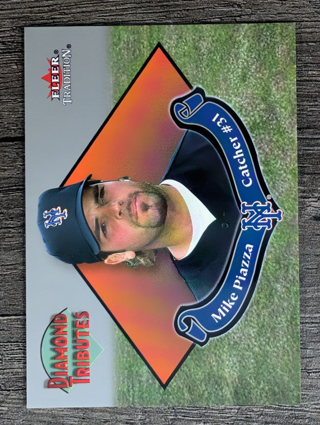 2002 Fleer Tradition Diamond Tributes #9 Mike Piazza
