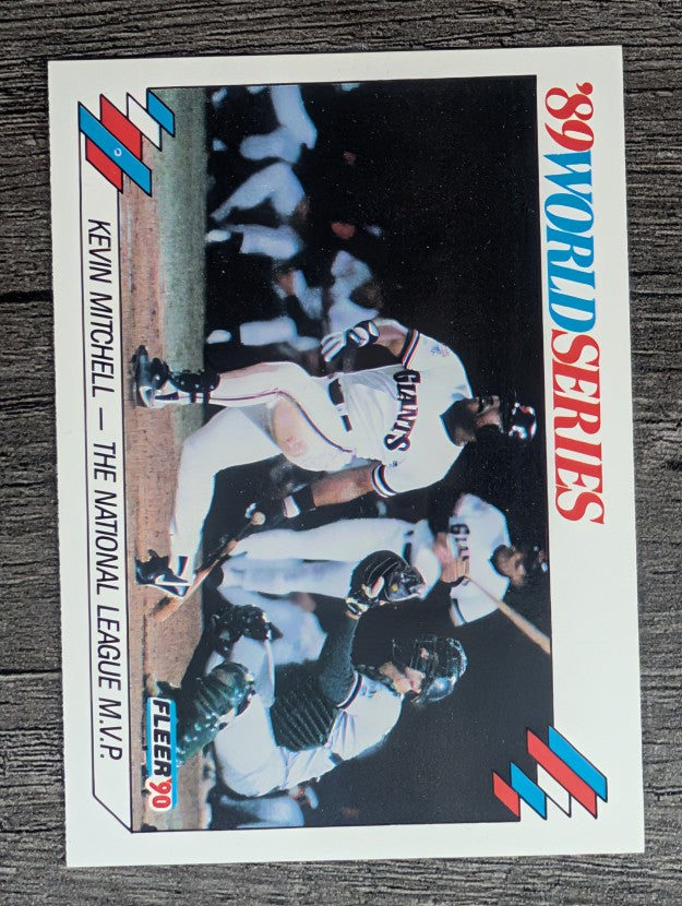 1990 Fleer World Series #2 Kevin Mitchell