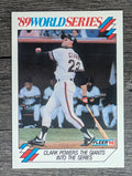 1990 Fleer World Series #4 Will Clark