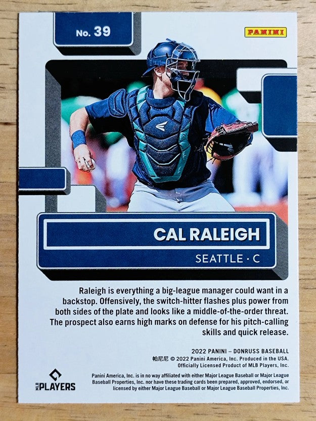 2022 Donruss #39 Cal Raleigh RR RC