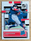2022 Donruss #40 Jarren Duran RR RC