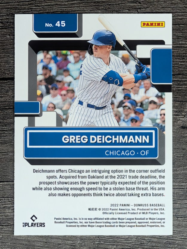 2022 Donruss #45 Greg Deichmann RR RC