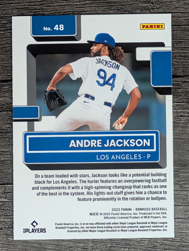 2022 Donruss #48 Andre Jackson RR RC