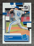 2022 Donruss #61 A.J. Alexy RR RC