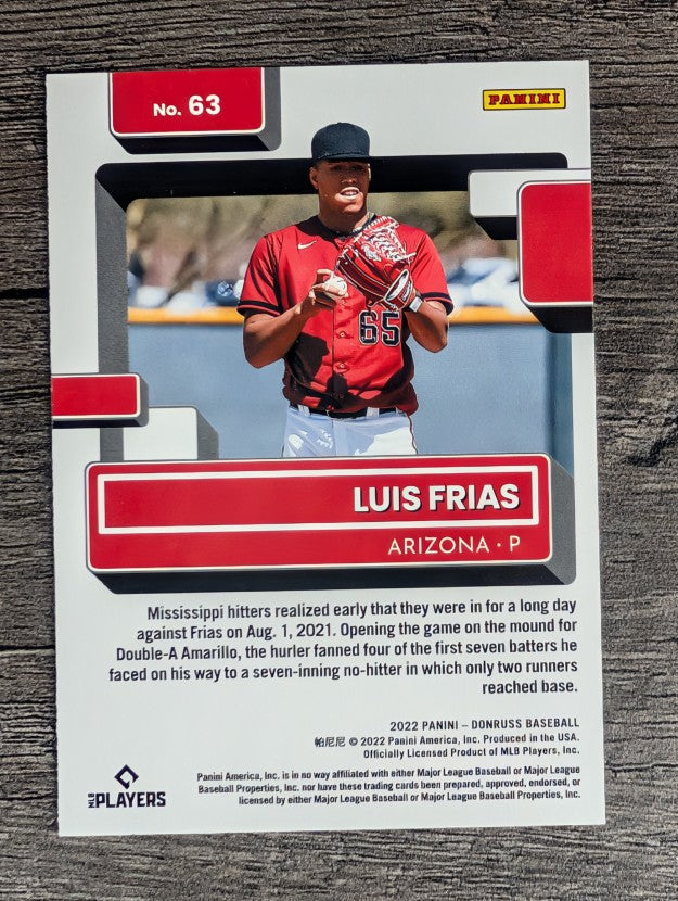 2022 Donruss #63 Luis Frias RR RC