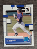 2022 Donruss #64 Ryan Vilade RR RC