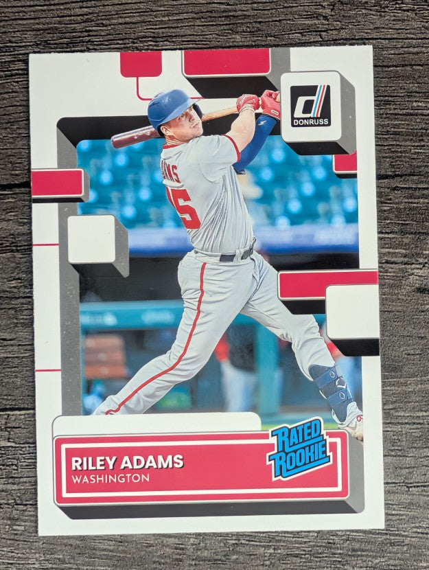 2022 Donruss #75 Riley Adams RR RC