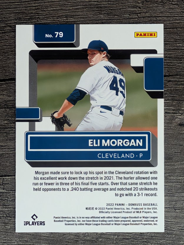 2022 Donruss #79 Eli Morgan RR RC