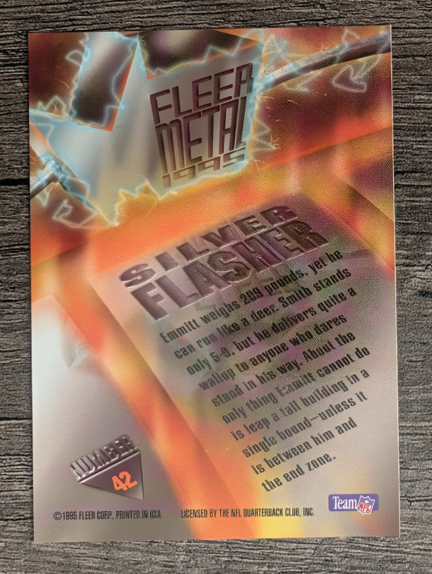 1995 Metal Silver Flashers #42 Emmitt Smith