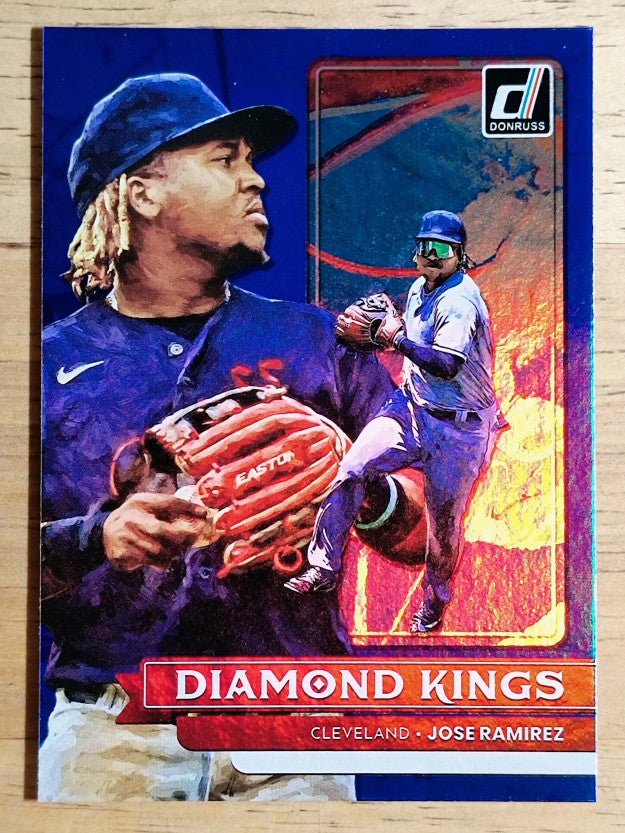 2022 Donruss Holo Blue #7 Jose Ramirez DK
