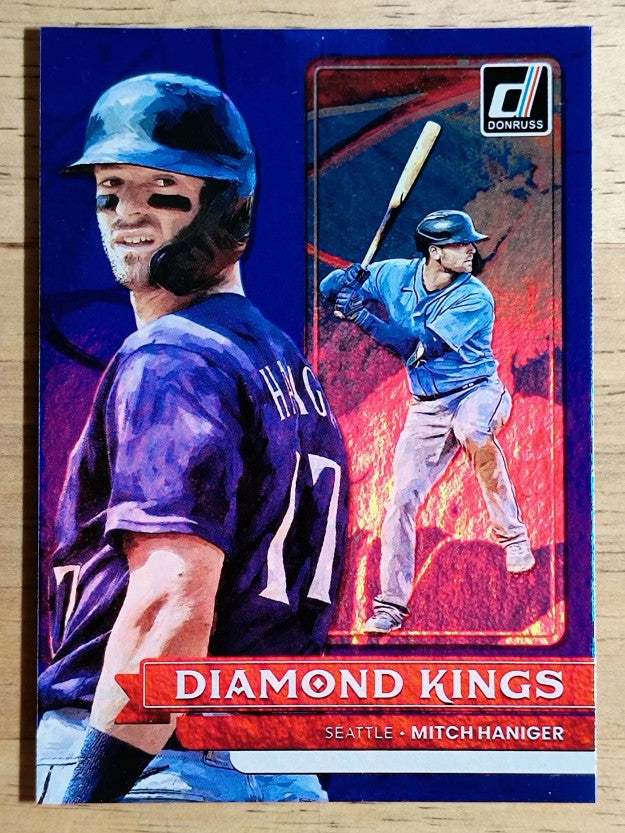 2022 Donruss Holo Blue #12 Mitch Haniger DK