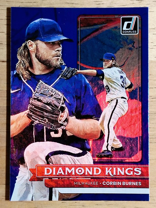 2022 Donruss Holo Blue #21 Corbin Burnes DK
