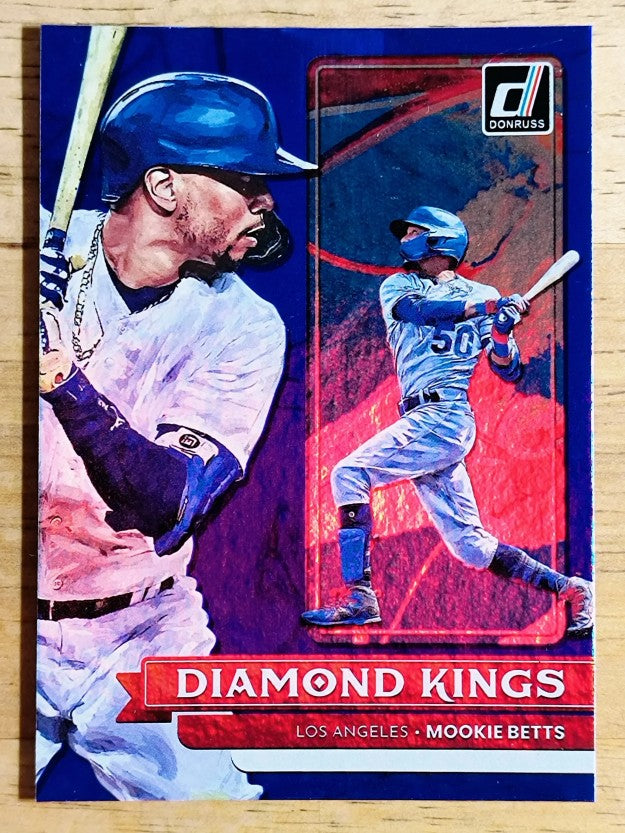 2022 Donruss Holo Blue #27 Mookie Betts DK