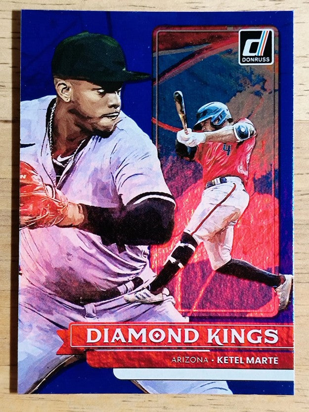 2022 Donruss Holo Blue #30 Ketel Marte DK