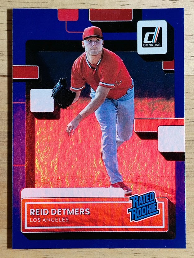 2022 Donruss Holo Blue #43 Reid Detmers RR