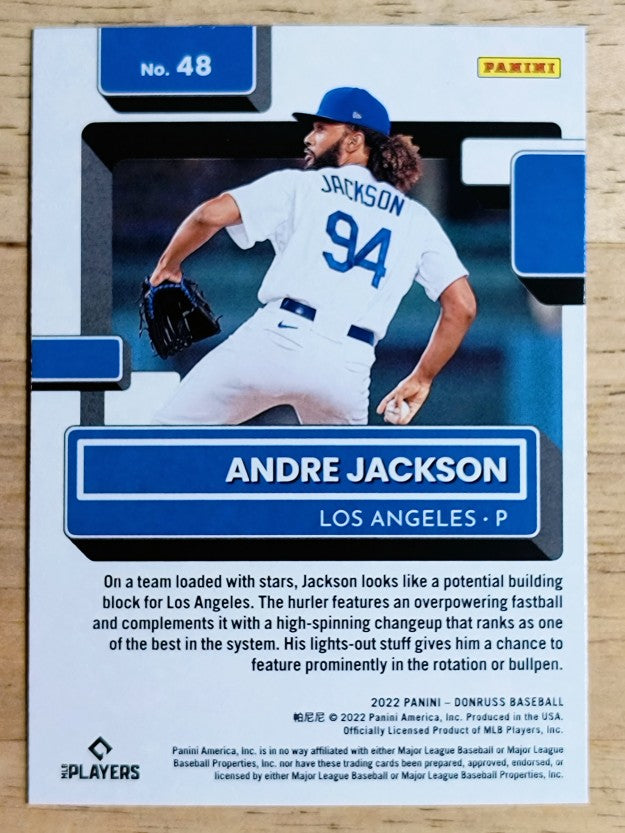2022 Donruss Holo Blue #48 Andre Jackson RR
