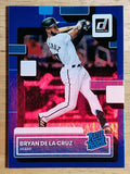 2022 Donruss Holo Blue #53 Bryan De La Cruz RR
